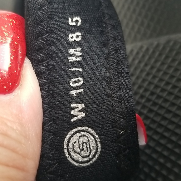 The healing Sole Black Flip Flops W10 M8.5 - Picture 3 of 7